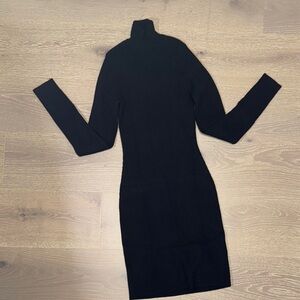 Abercrombie & Fitch Elegant Black Turtleneck Dress size XS tall
